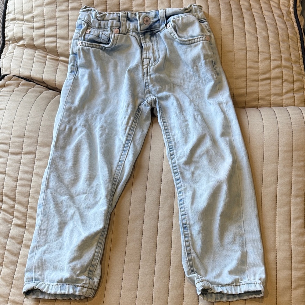 7 For All Mankind Light Wash Denim Jeans